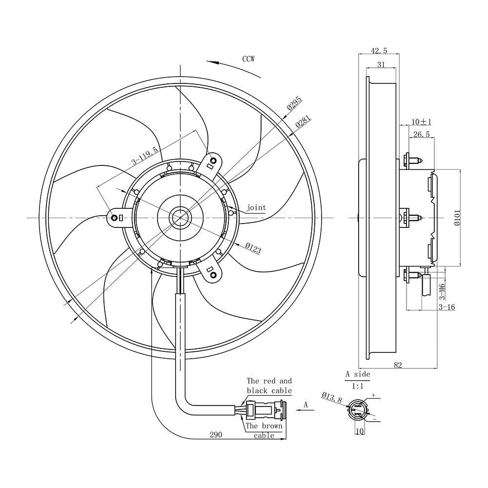 Eletroventilador - Gauss - GE1020 - (2)