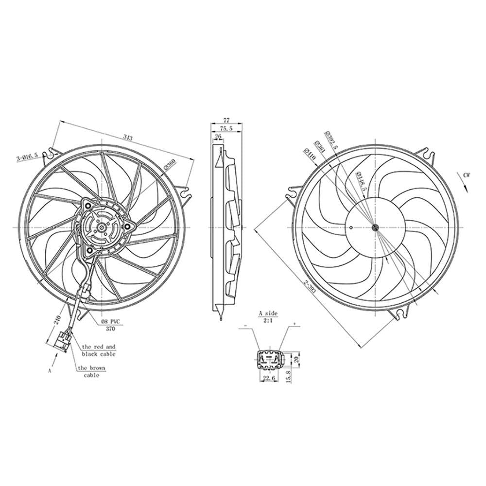 Eletroventilador - Gauss - GE1018 - (3)