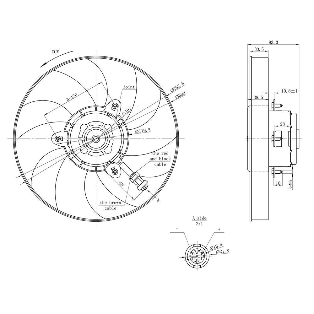 Eletroventilador - Gauss - GE1006 - (3)