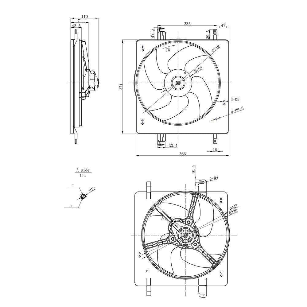 Eletroventilador - Gauss - GE1004 - (3)