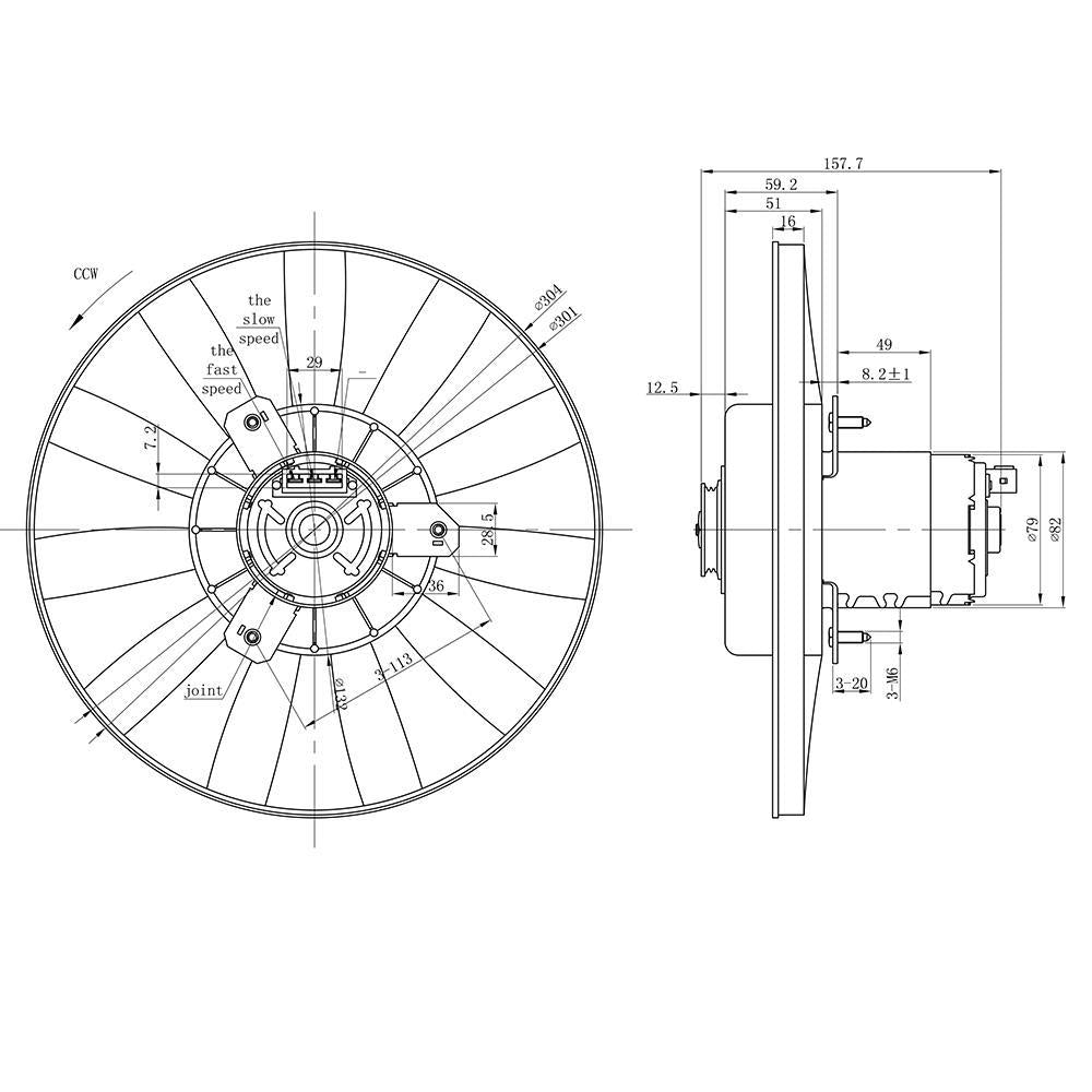 Eletroventilador - Gauss - GE1062 - (3)