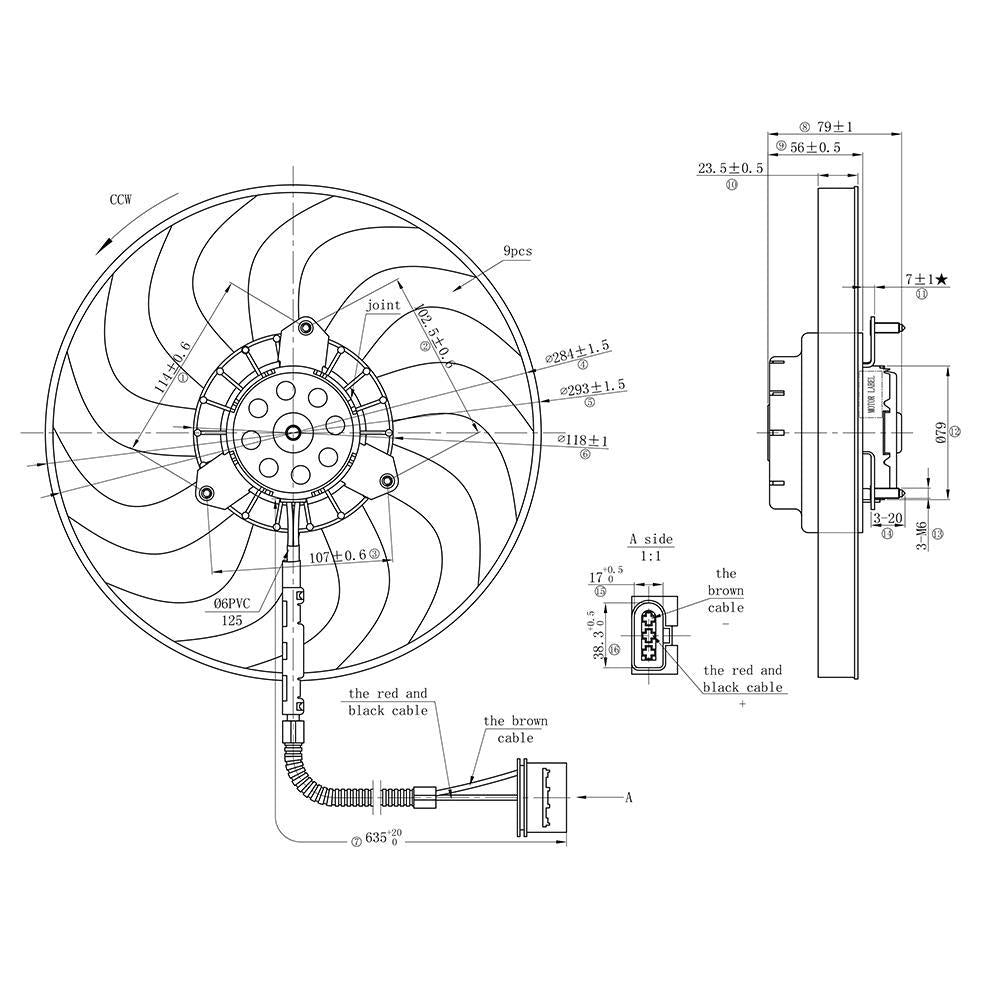 Eletroventilador - Gauss - GE1022 - (3)