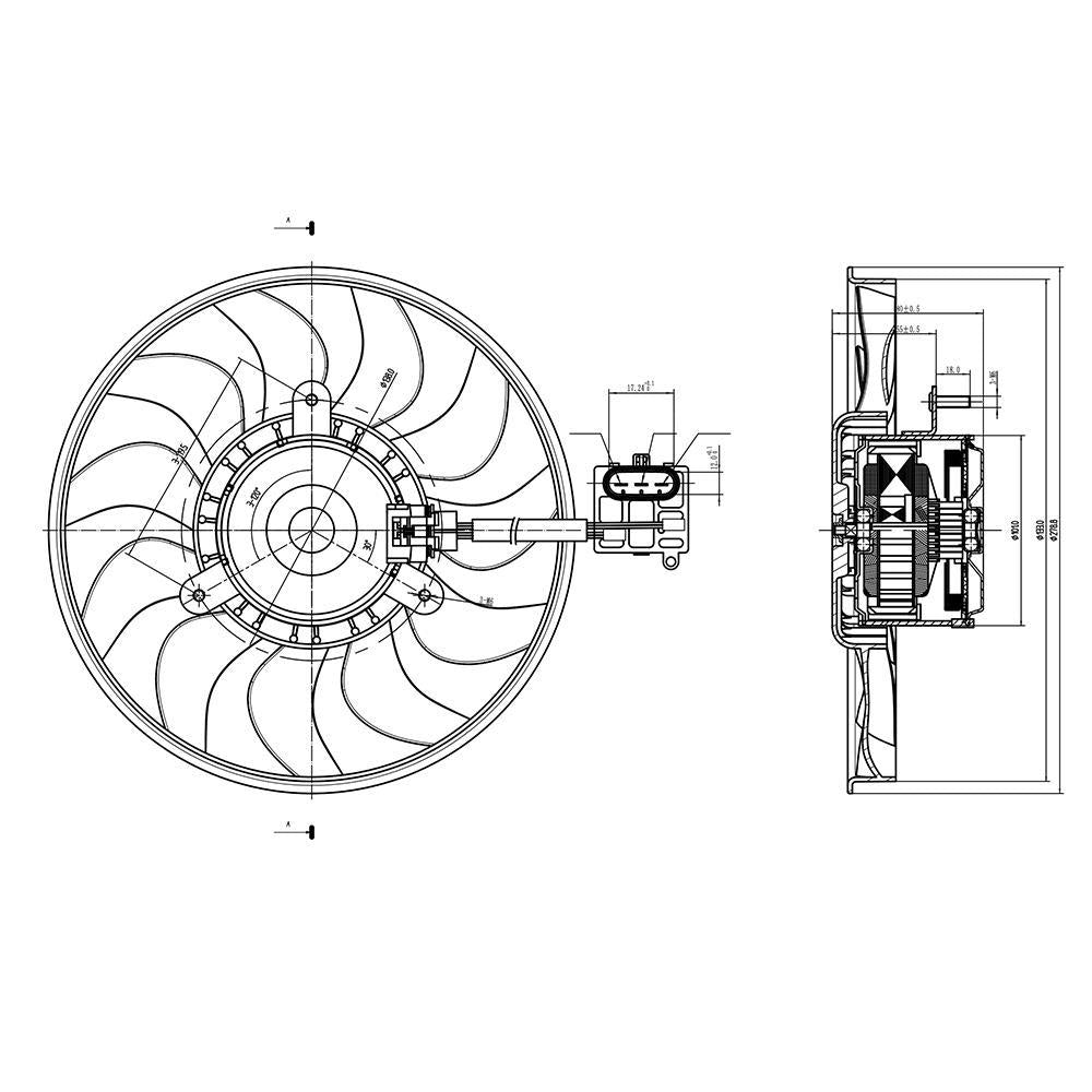 Eletroventilador - Gauss - GE1060 - (3)