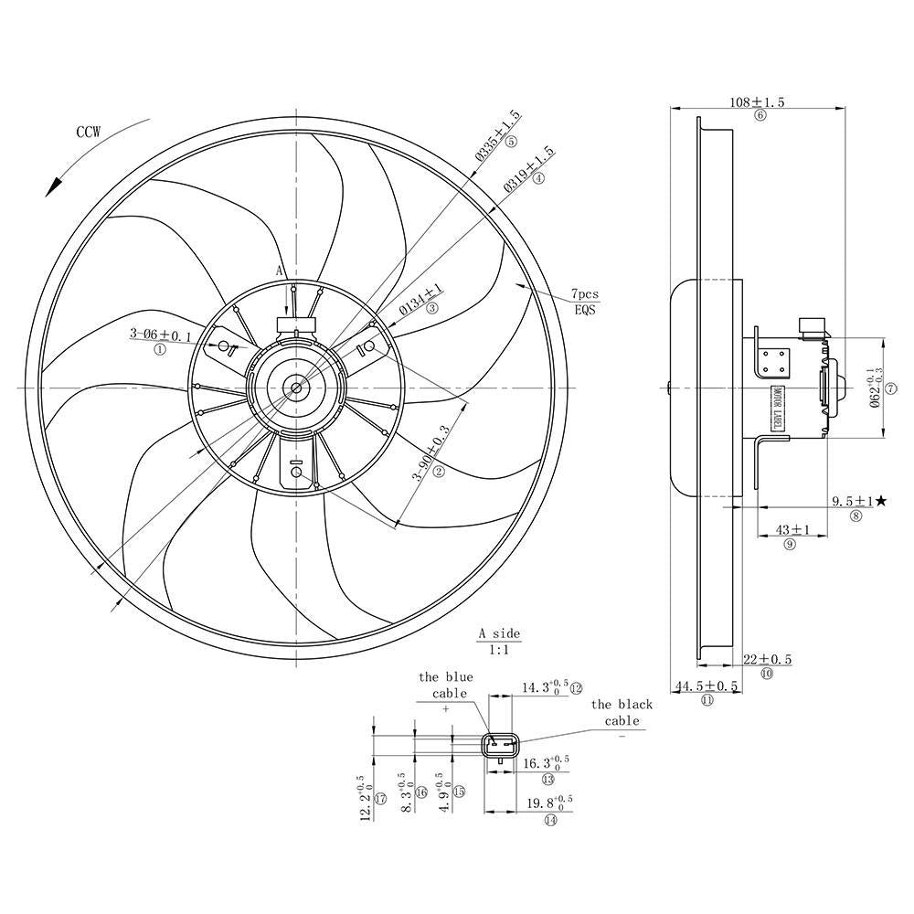 Eletroventilador - Gauss - GE1025 - (6)