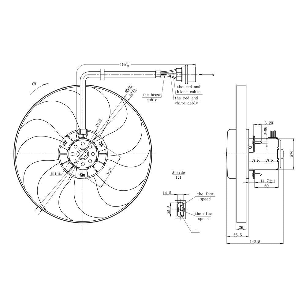 Eletroventilador - Gauss - GE1028 - (2)