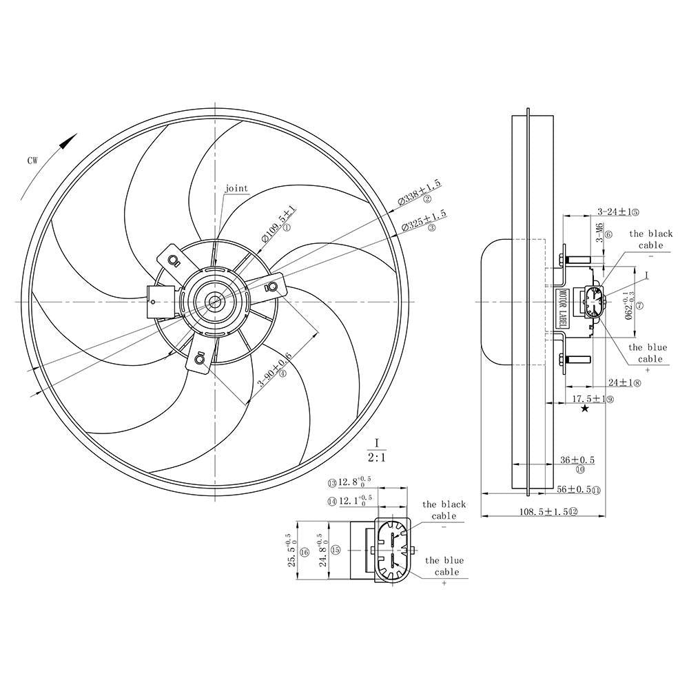 Eletroventilador - Gauss - GE1010 - (3)