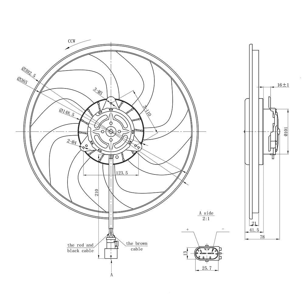 Eletroventilador - Gauss - GE1005 - (2)