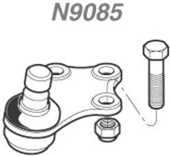 Pivô de Suspensão Inferior - Nakata - N 9085 - (1)