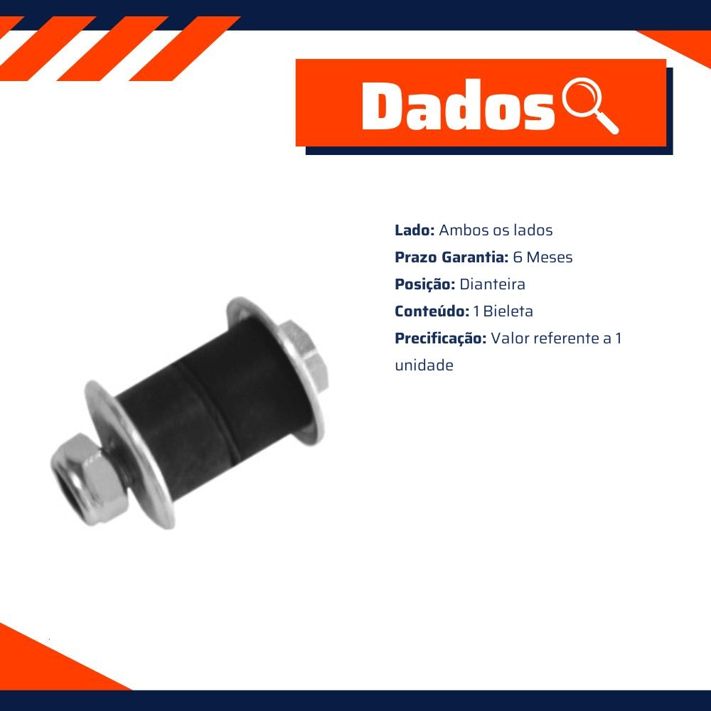 Bieleta Dianteira Direita ou Esquerda para Mitsubishi L200 e L300 - Cofap - BTC39102 - (8)