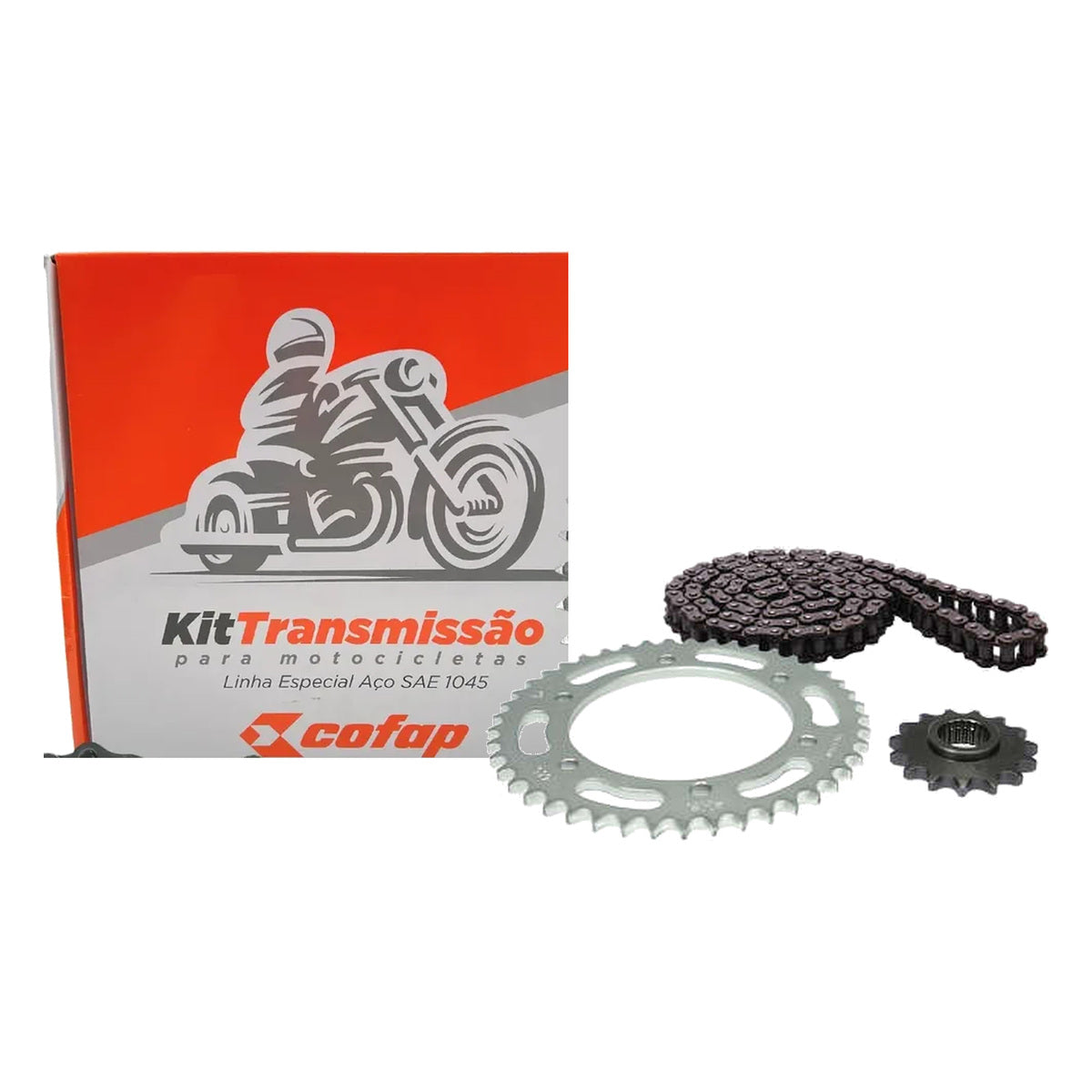 Kit Relação 45D 15D 132 Elos para Ys 250 Fazer - Cofap - TMC424510 - (1)