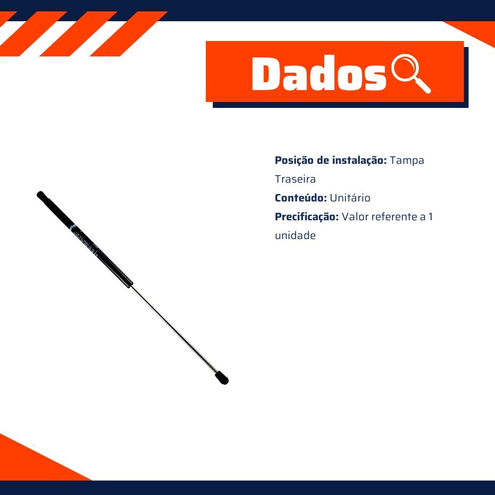 Amortecedor Mola a Gás da Tampa Traseira para Hyundai I30 e I30 CW - Cofap - 16543 - (3)