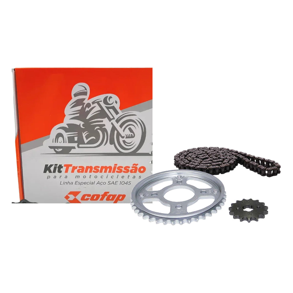 Kit Relação 42D 15D 118 Elos para Cg 150 - Cofap - TMC410007 - (1)