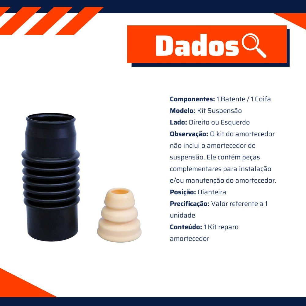 Kit Reparo Amortecedor Dianteiro para Ford Fusion - Cofap - KSC08109S - (8)
