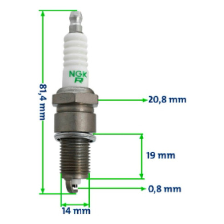 Vela de Ignição Green - NGK - BPR5EY-D - (3)