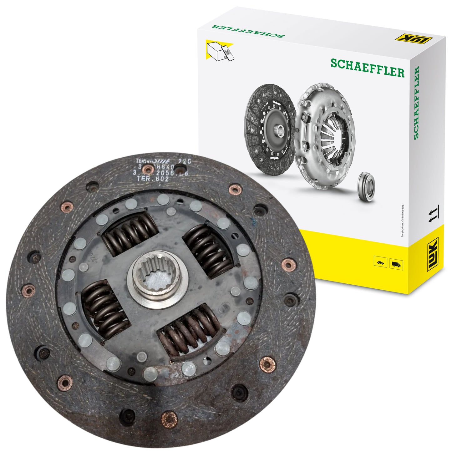 Disco de Embreagem - Diâmetro de 215Mm - 14 Estrias - Simples - LuK - 322 0146 11 - (1)