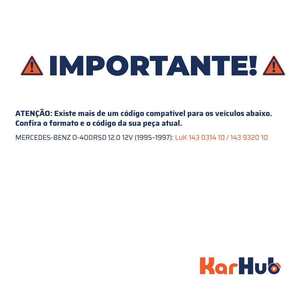Platô de Embreagem para Mercedes-Benz O-400RSD - LuK - 143 0314 10 - (3)