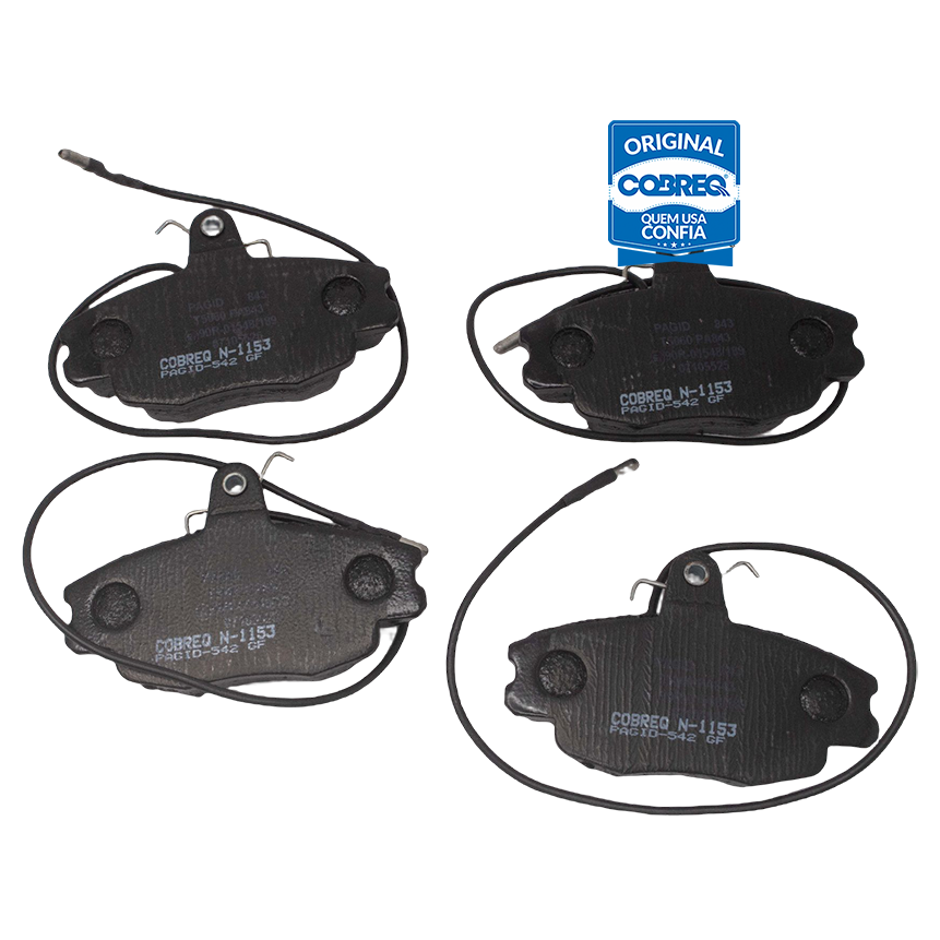 Pastilha de Freio Dianteira para Citroen ZX - Cobreq - N-1153 - (2)