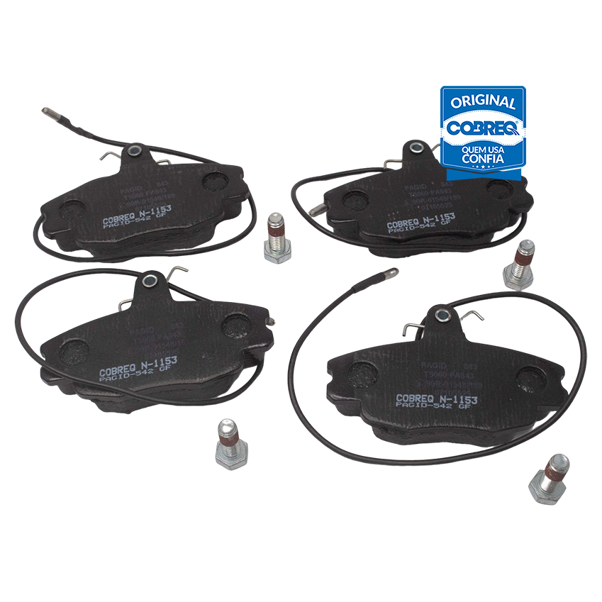 Pastilha de Freio Dianteira para Citroen ZX - Cobreq - N-1153 - (3)