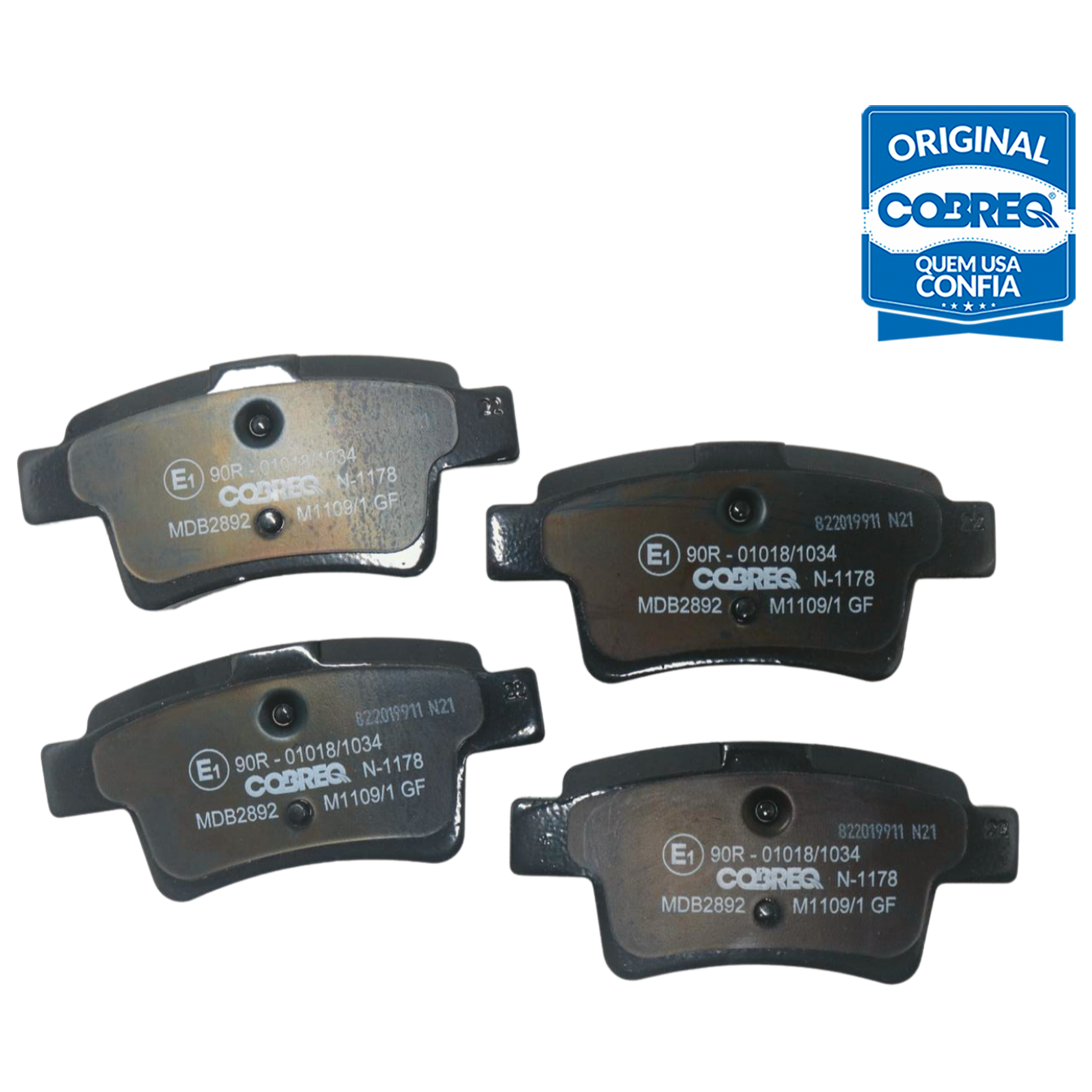 Pastilha de Freio Traseira - Cobreq - N-1178 - (2)