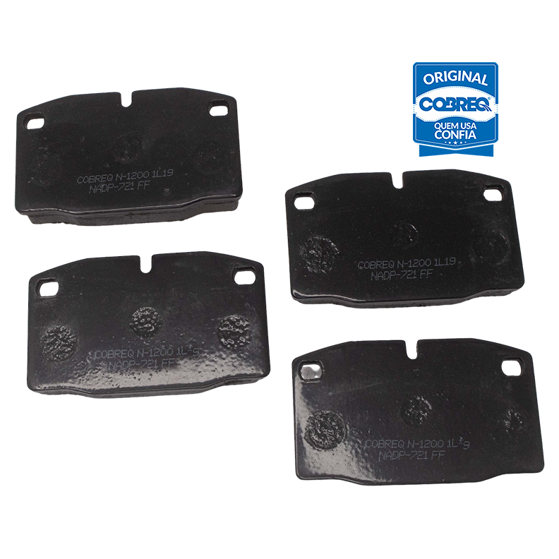 Pastilha de Freio Dianteira - Cobreq - N-1200 - (2)