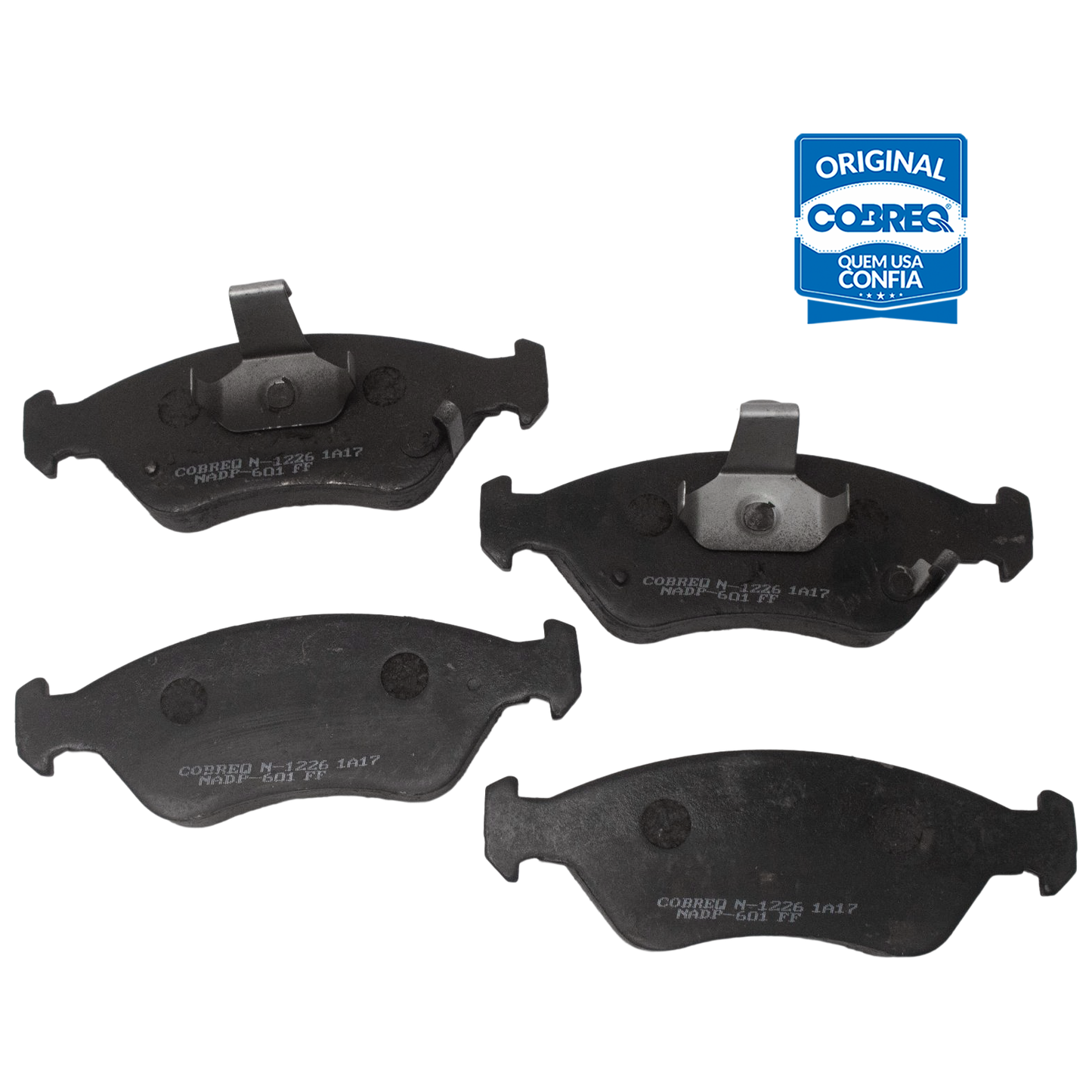 Pastilha de Freio Dianteira para KIA Clarus - Cobreq - N-1226 - (2)