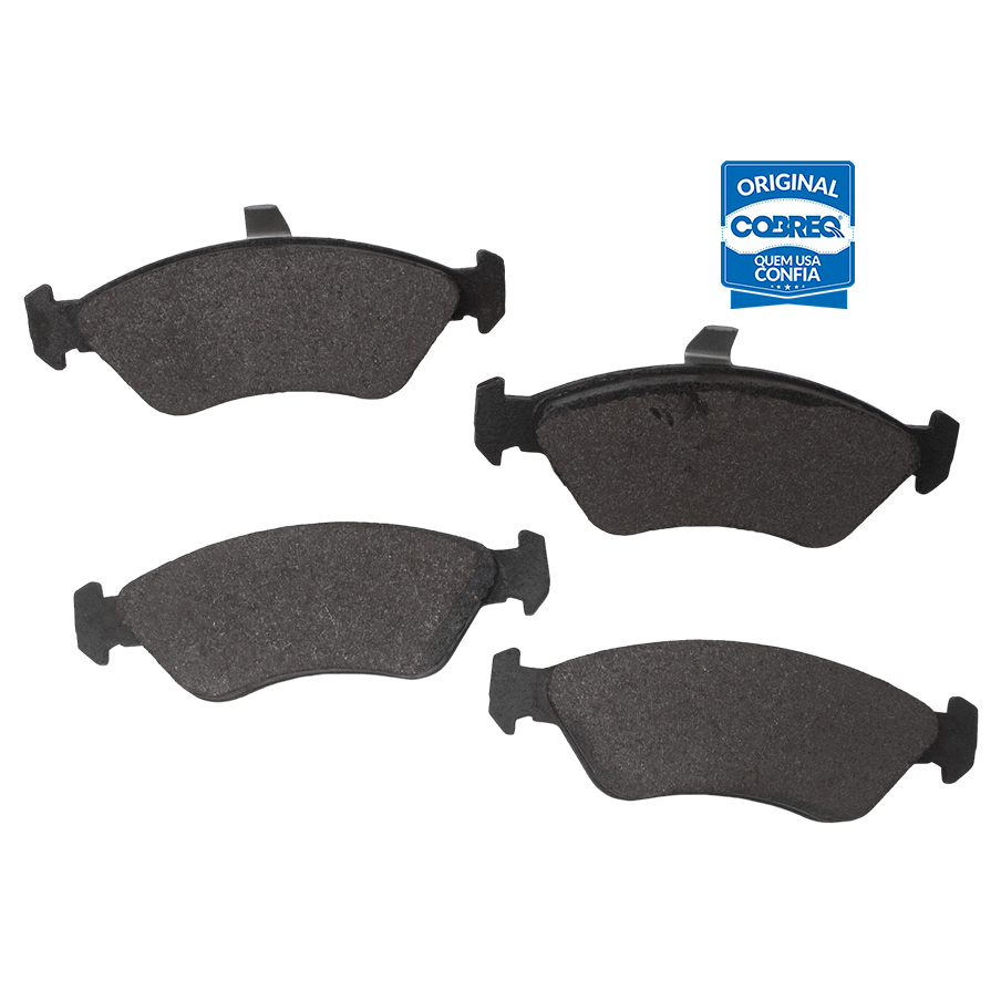 Pastilha de Freio Dianteira para KIA Clarus - Cobreq - N-1226 - (3)