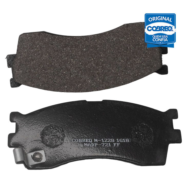 Pastilha de Freio Dianteira para KIA Clarus - Cobreq - N-1228 - (2)