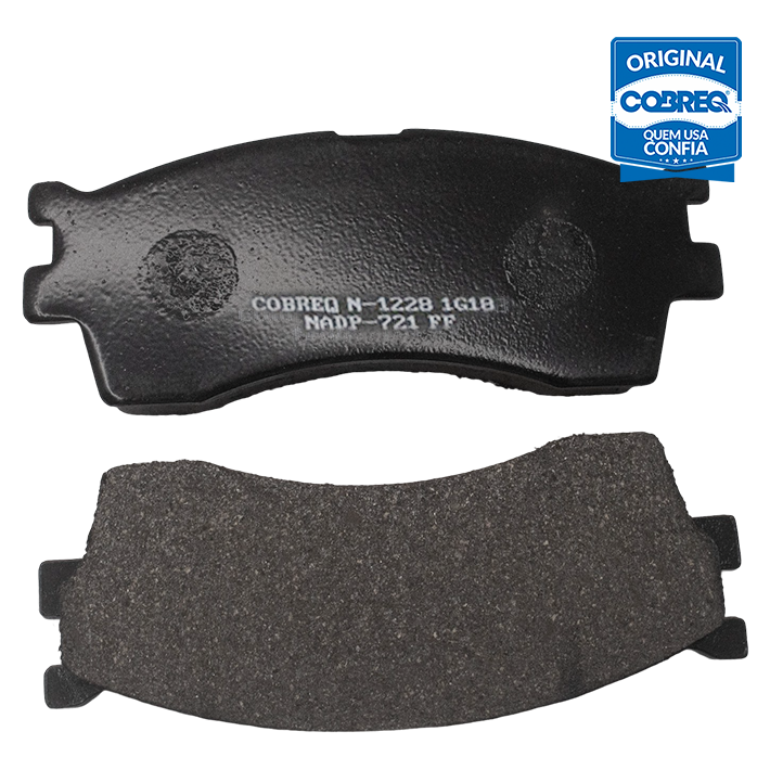 Pastilha de Freio Dianteira para KIA Clarus - Cobreq - N-1228 - (3)
