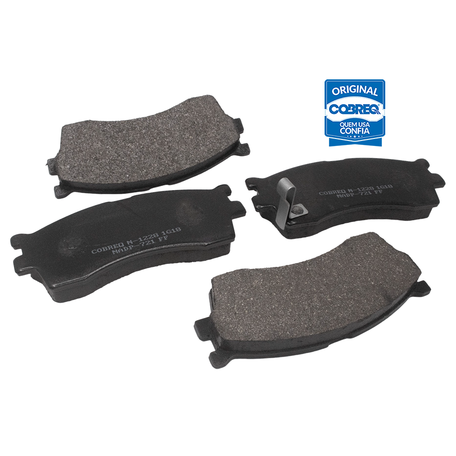 Pastilha de Freio Dianteira para KIA Clarus - Cobreq - N-1228 - (5)