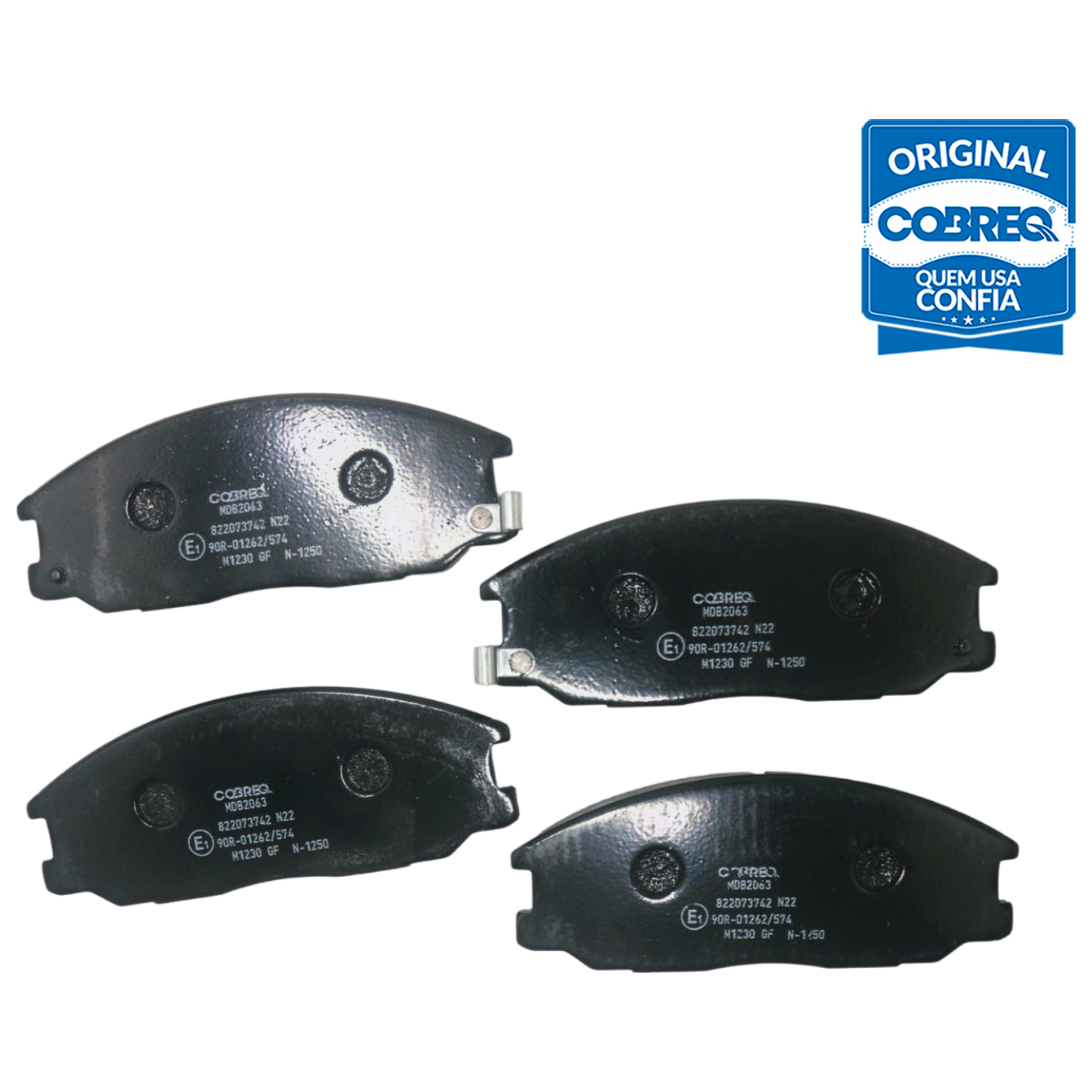 Pastilha de Freio Dianteira - Cobreq - N-1250 - (2)