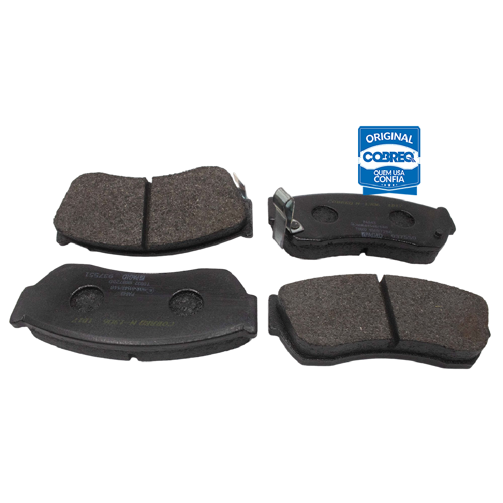 Pastilha de Freio Dianteira para Suzuki Swift - Cobreq - N-1306 - (2)