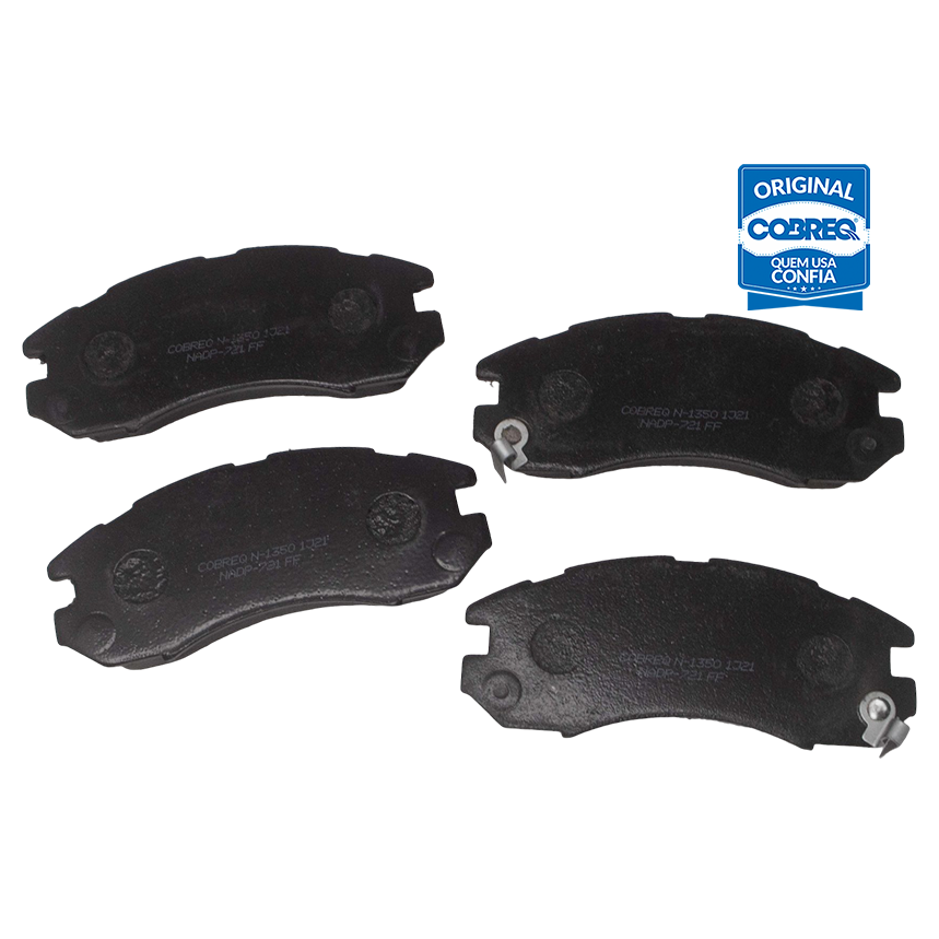 Pastilha de Freio Dianteira para Subaru Impreza - Cobreq - N-1350 - (2)