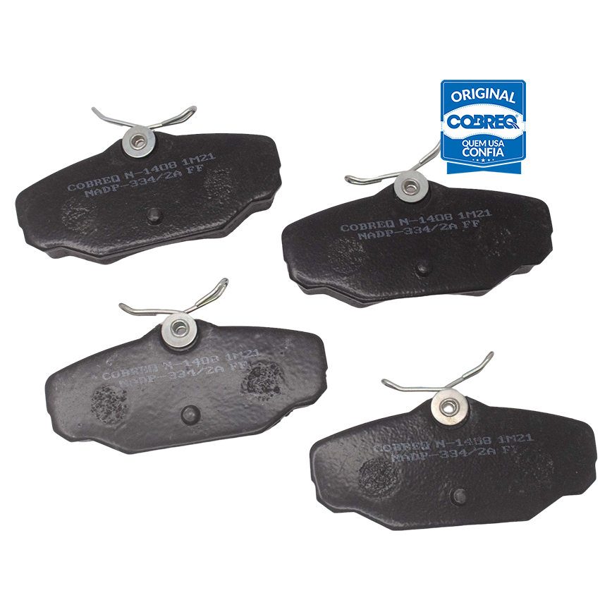 Pastilha de Freio Traseira - Cobreq - N-1408 - (2)
