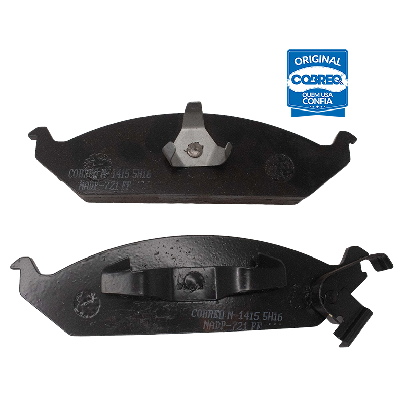 Pastilha de Freio Dianteira para Chrysler Stratus - Cobreq - N-1415 - (3)
