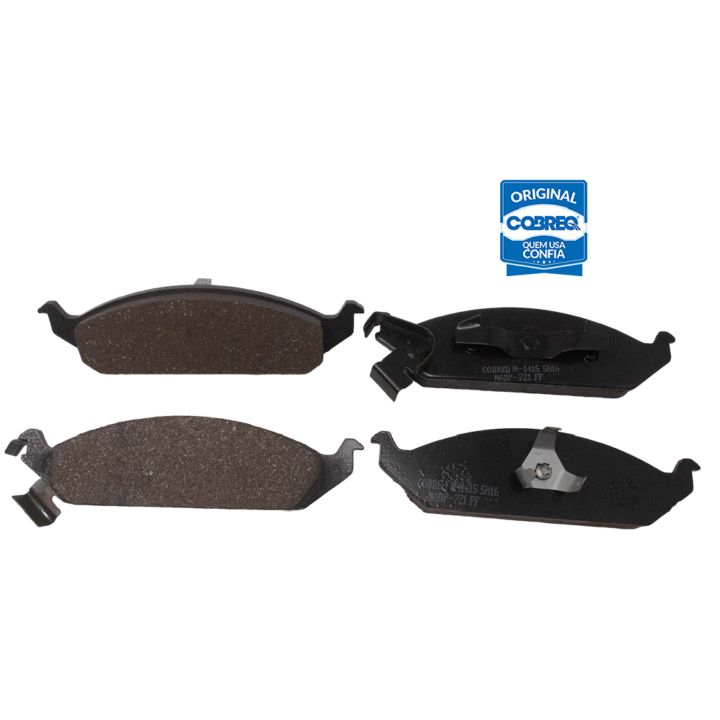 Pastilha de Freio Dianteira para Chrysler Stratus - Cobreq - N-1415 - (4)