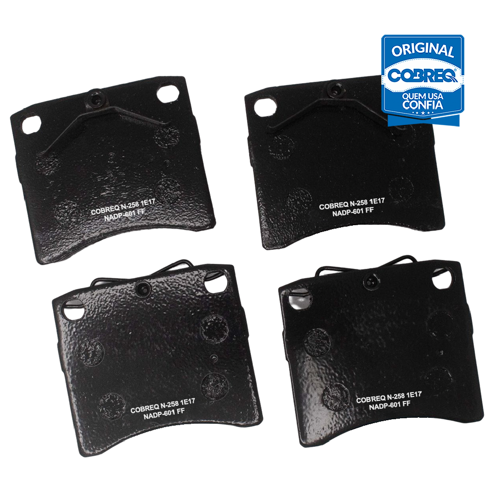 Pastilha de Freio Dianteira para Volkswagen Transporter - Cobreq - N-258 - (2)
