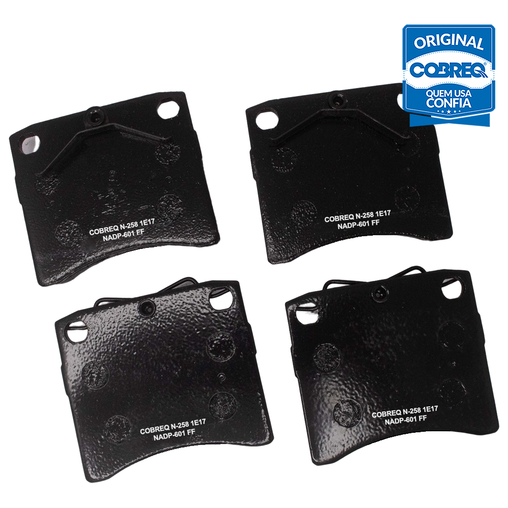 Pastilha de Freio Dianteira para Volkswagen Transporter - Cobreq - N-258 - (3)