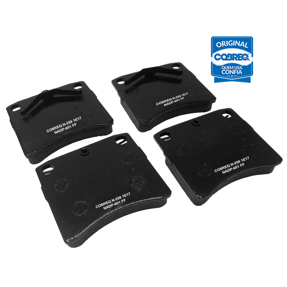 Pastilha de Freio Dianteira para Volkswagen Transporter - Cobreq - N-258 - (4)