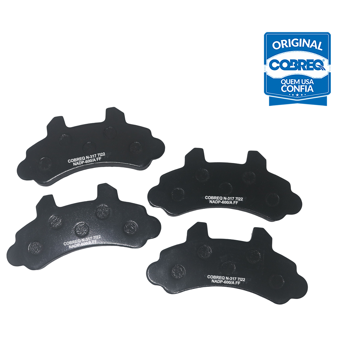 Pastilha de Freio Dianteira - Cobreq - N-317 - (2)