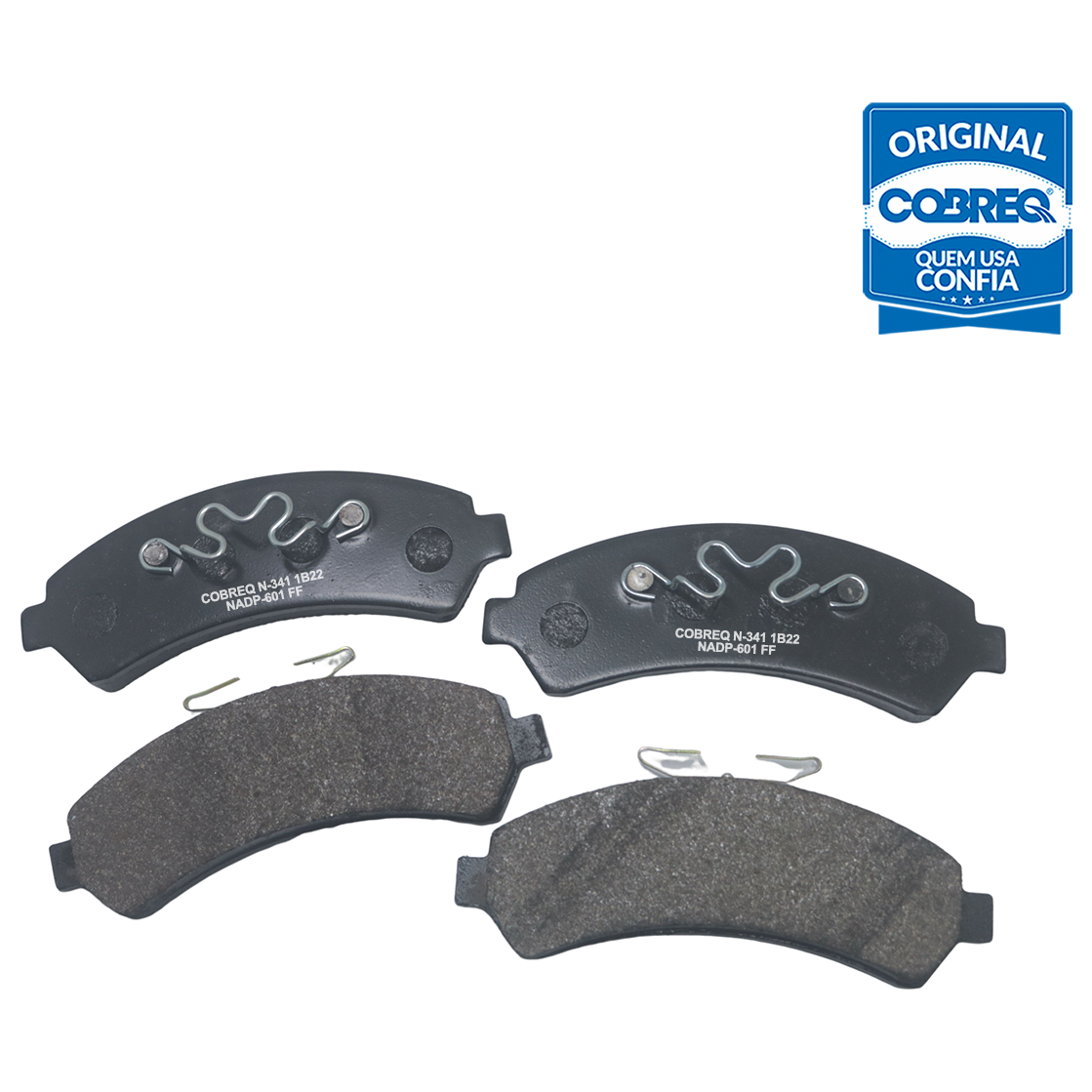 Pastilha de Freio Dianteira - Cobreq - N-341 - (3)