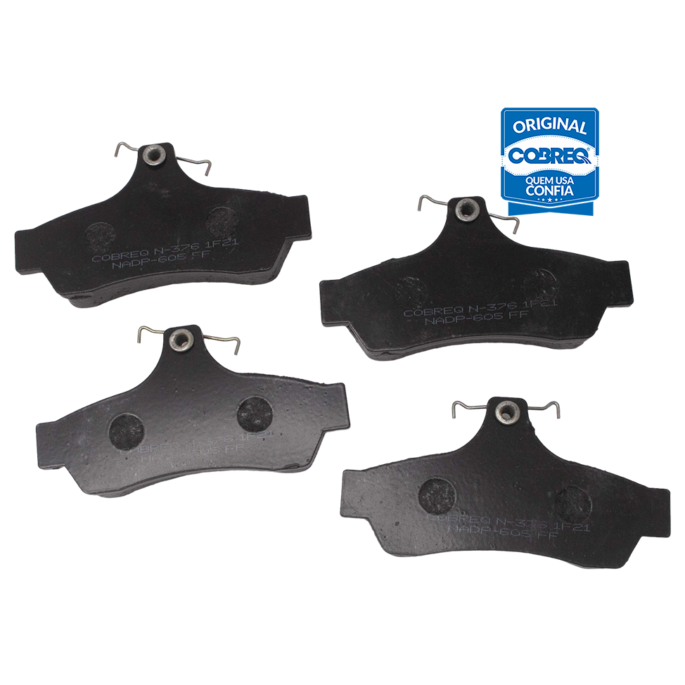 Pastilha de Freio Traseira - Cobreq - N-376 - (2)