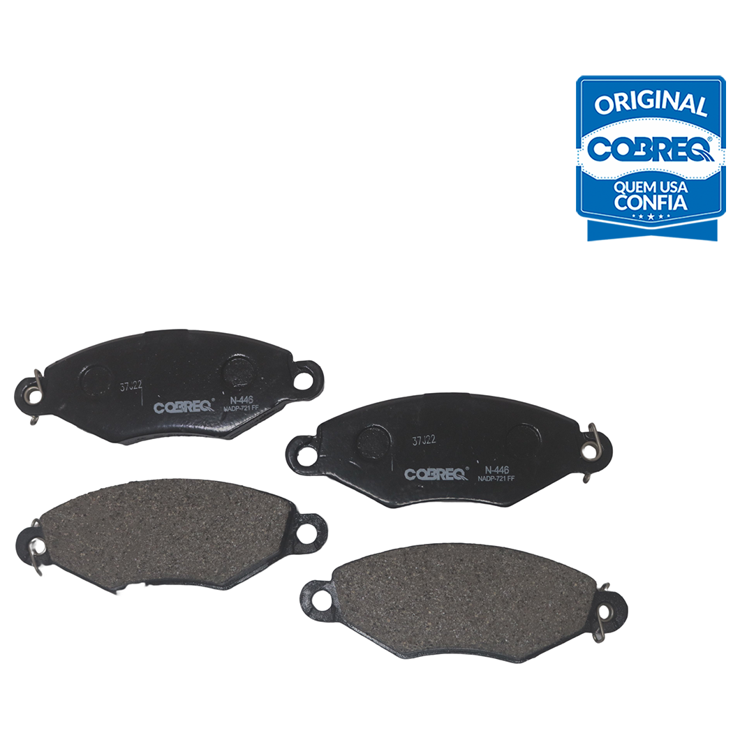 Pastilha de Freio Dianteira - Cobreq - N-446 - (3)