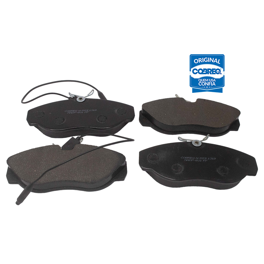 Pastilha de Freio Dianteira para Citroen Jumper e Fiat Ducato - Cobreq - N-553 - (1)