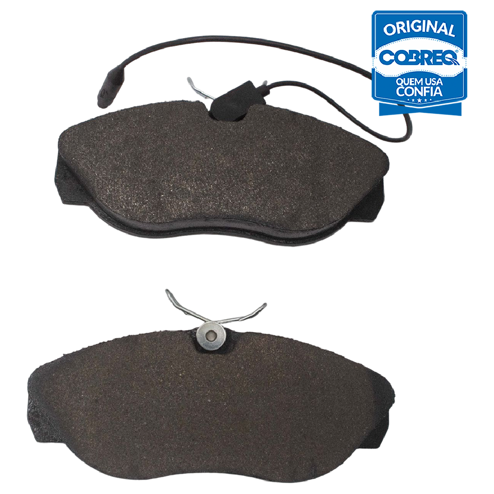 Pastilha de Freio Dianteira para Citroen Jumper e Fiat Ducato - Cobreq - N-553 - (2)