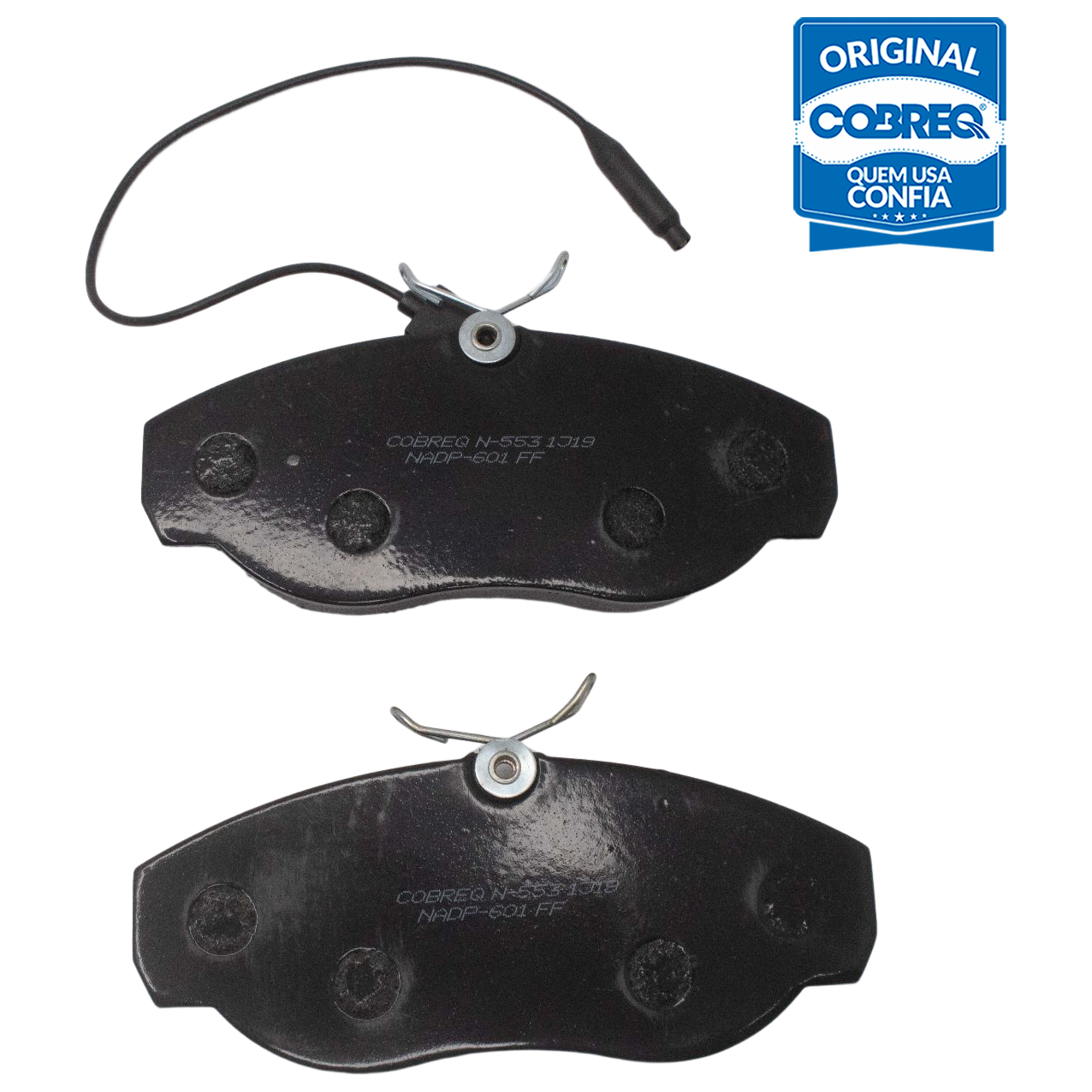 Pastilha de Freio Dianteira para Citroen Jumper e Fiat Ducato - Cobreq - N-553 - (3)