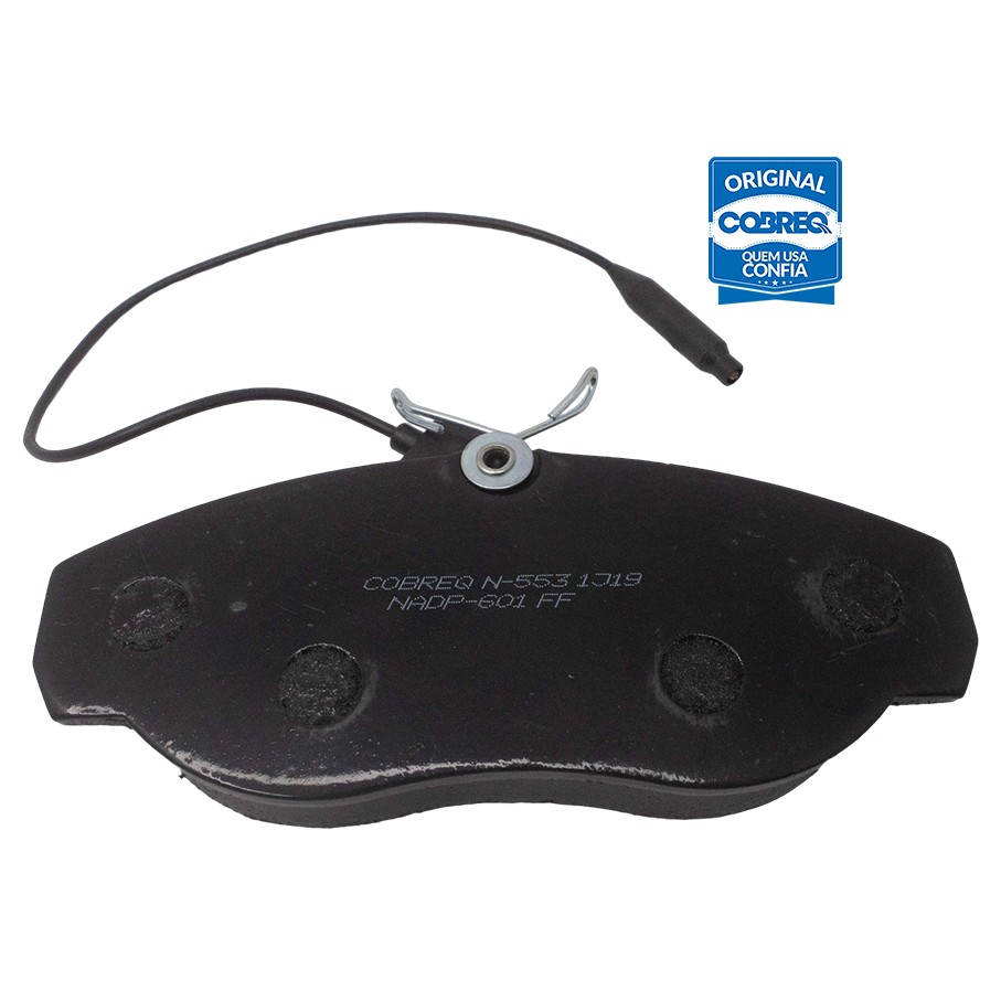 Pastilha de Freio Dianteira para Citroen Jumper e Fiat Ducato - Cobreq - N-553 - (4)