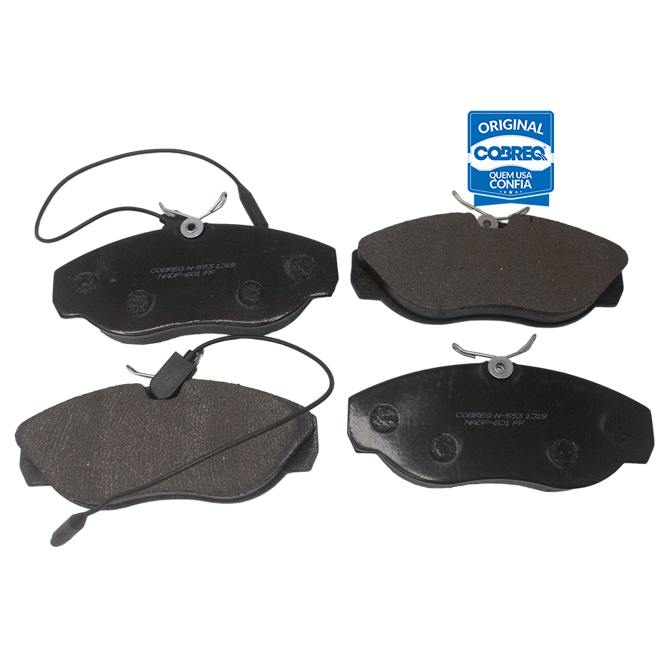Pastilha de Freio Dianteira para Citroen Jumper e Fiat Ducato - Cobreq - N-553 - (6)