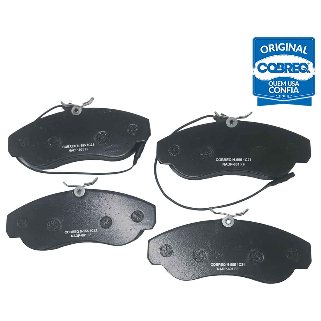 Pastilha de Freio Dianteira - Cobreq - N-555 - (1)