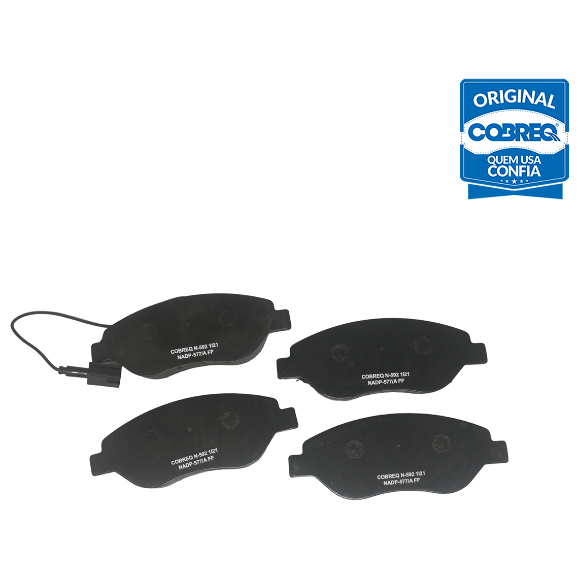 Pastilha de Freio Dianteira - Cobreq - N-592 - (4)
