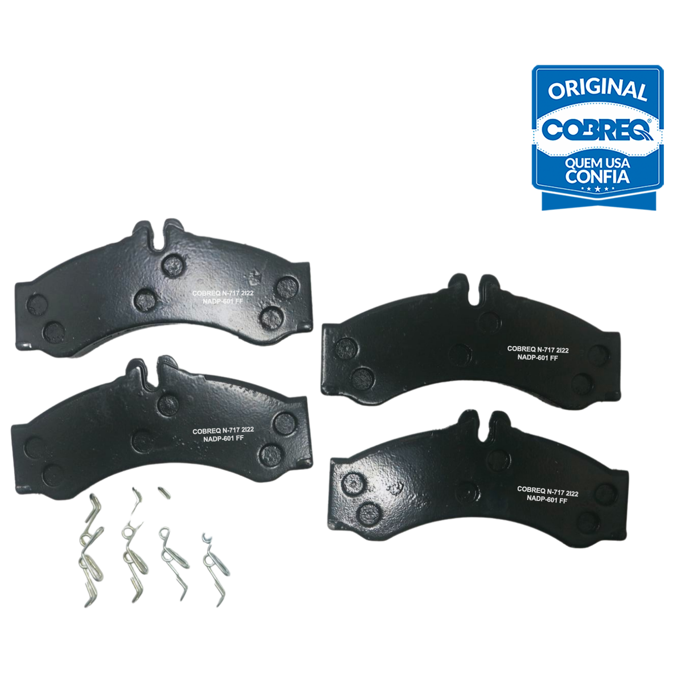 Pastilha de Freio Dianteira/Traseira - Cobreq - N-717 - (2)